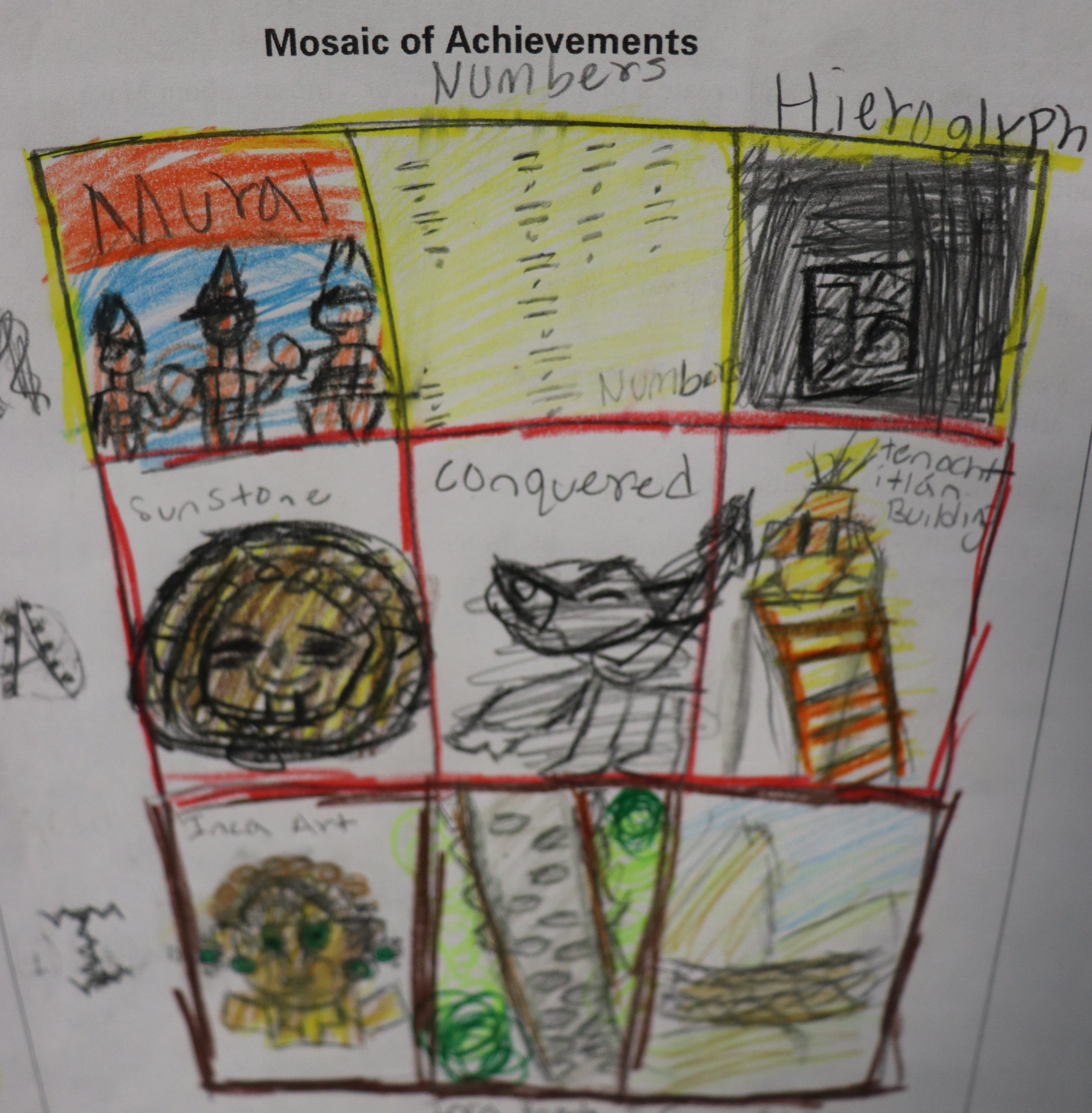 picture of art work for project