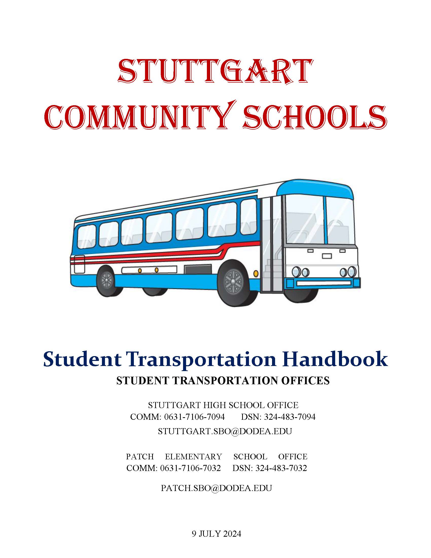 student transportation information